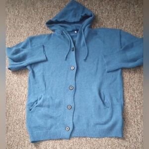 NWOT Hooded Blue Sweater